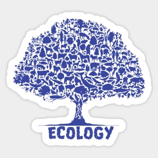 Biodiversity Tree Ecology Sticker
